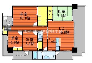 アルファステイツ幸町Ⅱの物件間取画像